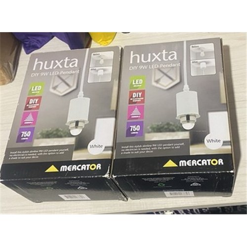 HUXTA 9 W LED PENDANT LANDT EDGE DIMMABLE 4000K MATT BLACK MADIY9BLK